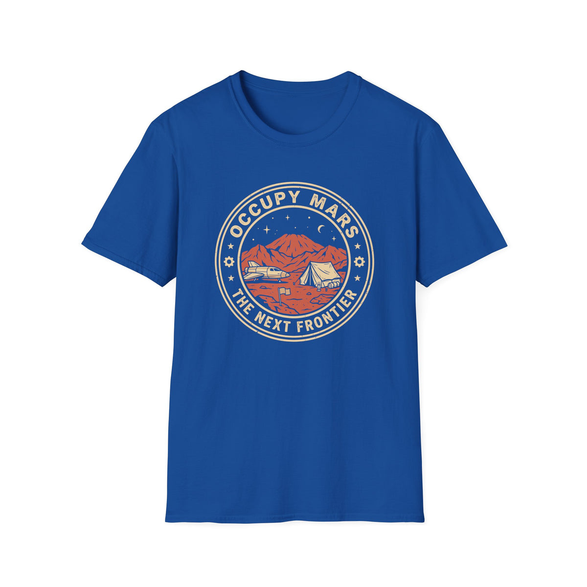 Occupy Mars Outpost Badge T-Shirt