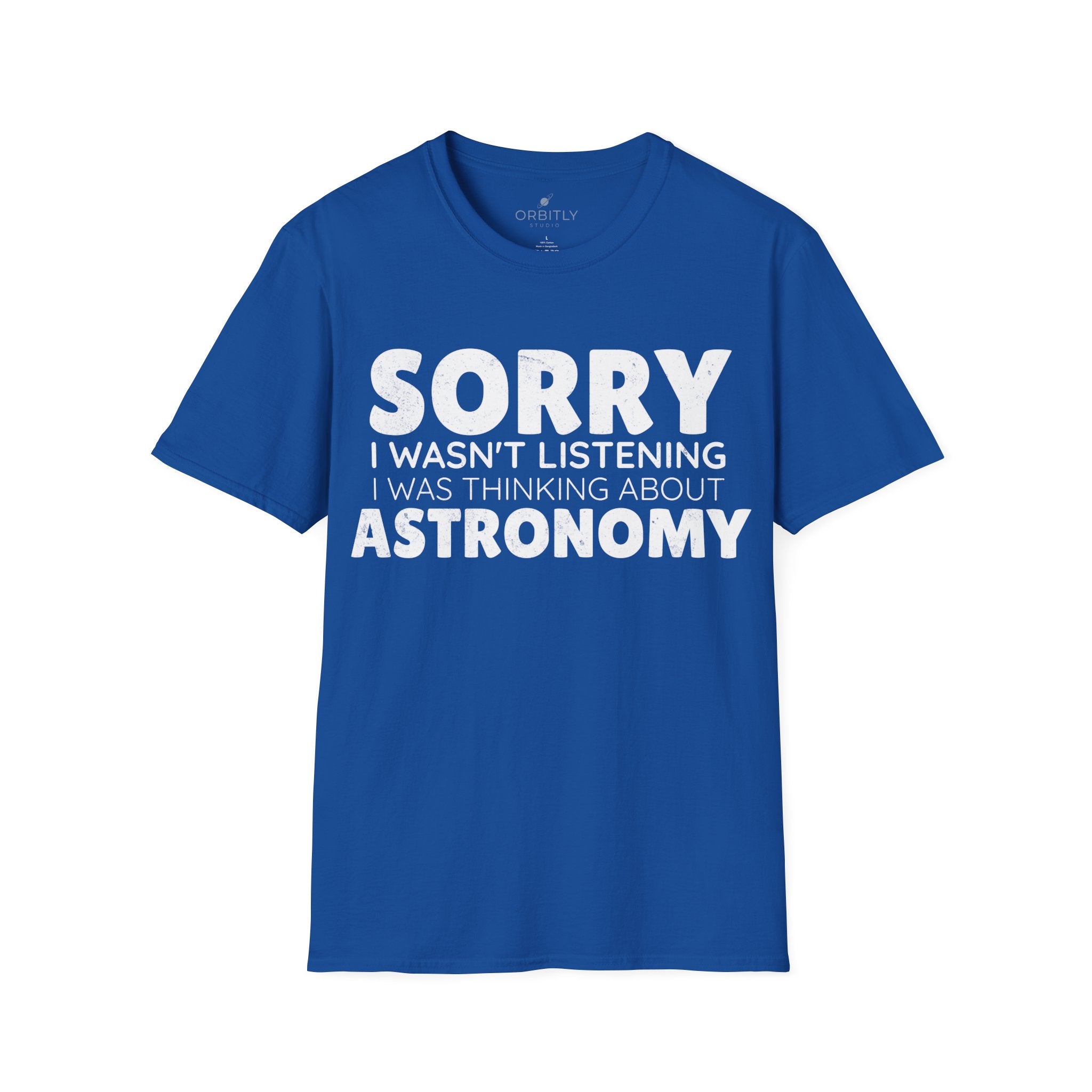 Sorry I wasn't listening I was thinking about astronomy