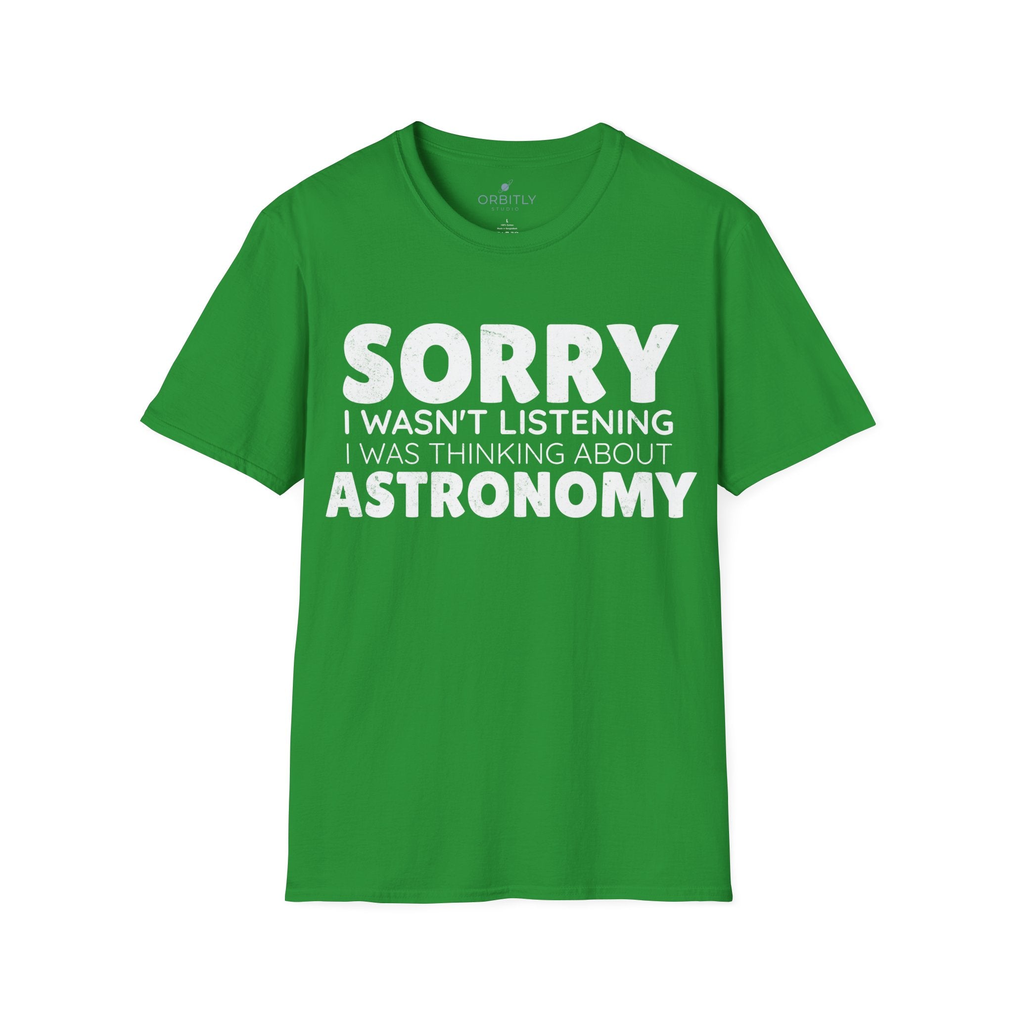 Sorry I wasn't listening I was thinking about astronomy