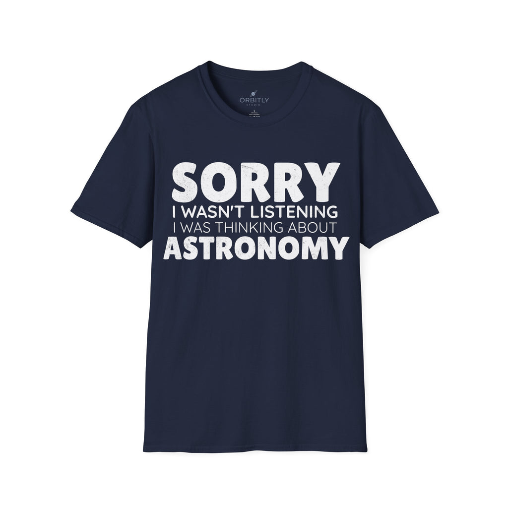 Sorry I wasn't listening I was thinking about astronomy