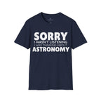 Sorry I wasn't listening I was thinking about astronomy