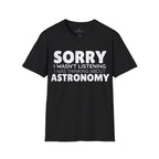 Sorry I wasn't listening I was thinking about astronomy