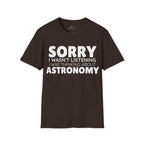 Sorry I wasn't listening I was thinking about astronomy