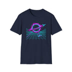 Synthwave Black Hole Retro 80s Space Graphic T-Shirt