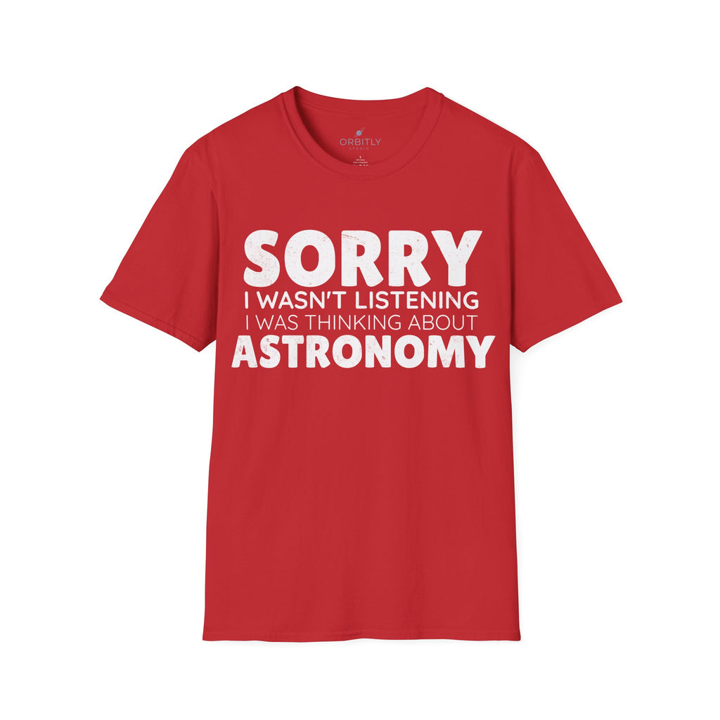 Sorry I wasn't listening I was thinking about astronomy