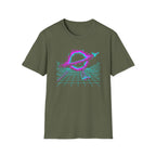 Synthwave Black Hole Retro 80s Space Graphic T-Shirt